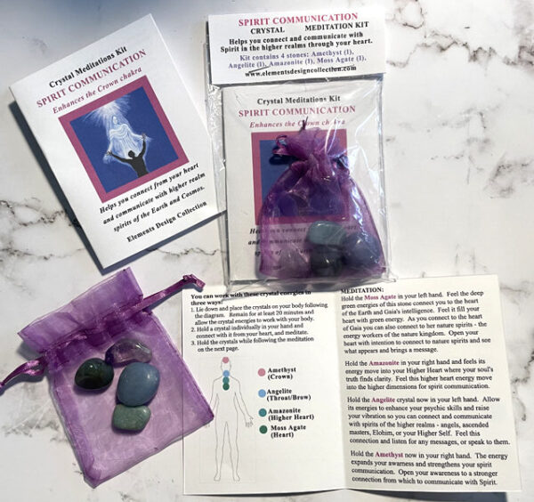 Spirit Communication Crystal Meditation Kit