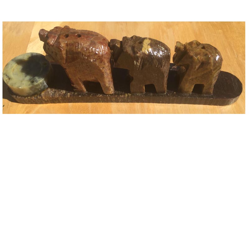 Elephant Strip Incense Burner - Elements Design Collection