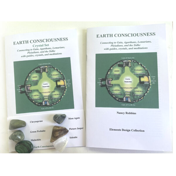 Earth Consciousness Crystal Set and Book