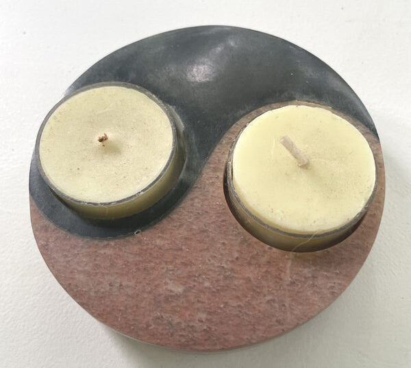 Yin-Yang Tea Light Holder