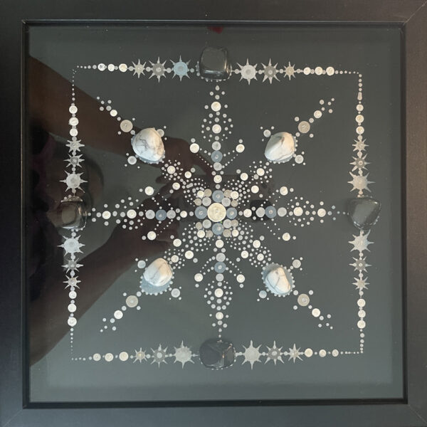 Purification and Protection Crystal Dot Mandala